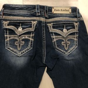 Rock revival womens jeans